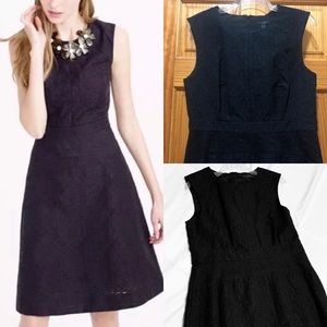 J. Crew New Textured Eyelet Jacquard Dress